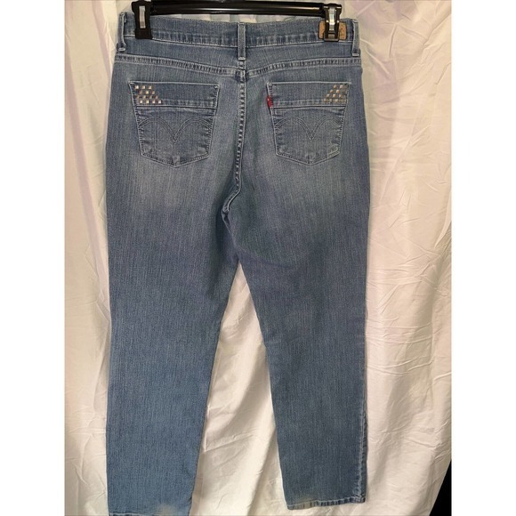 Levi's 512 Perfectly Slimming High Rise‎ Women’s Straight Leg Jeans - SZ 14 - Picture 10 of 10